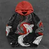 Nueva Sudadera con Capucha y Cordón Casual y Cómoda con Estampado de Animales Impreso en 3D para Hombre, Comercio Electrónico de Exportación Transfronteriza Europea y Americana