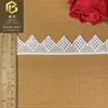 Acessórios de Moda para Roupas Feito à Mão DIY Renda Solúvel em Água Seda Leite Padrão de Diamante Unilateral 3cm Atacado do Fabricante em Estoque