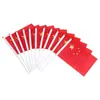 Atacado Bandeira Chinesa Bandeira Vermelha de Cinco Estrelas Bandeira de Mão Pequena Bandeira Vermelha Não. 7 Não. Decoração de 8 cordas de bandeira para o dia nacional
