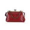 Comércio Exterior Novo Estilo Bolsa Feminina PU Padrão Pedra Presilha Bolsa de Ombro Transversal Feminina Moda Europeia e Americana Corrente Pulseira Bolsa Feminina