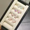 Pendientes de lujo con luz de flor rosa para mujer, bonitos, dulces y modernos, de nicho, recién llegados, con broche de plata, pendientes únicos para mujer.