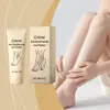 Crema para el Cuidado de las Piernas Ingredientes Suaves Cuidado Nutrir Piel de las Piernas Cuadriculada Cuidado Diario con Masaje Aplicar Crema