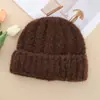 Gorro de Invierno Holgado Cálido de Lana Tejida para Mujer con Protección para las Orejas, Gorro Slouchy para Calidez Invernal
