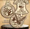 Pendente Decorativo de Madeira Patriotismo Americano Commemorativo do 250º Aniversário Novo Modelo Transfronteiriço
