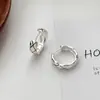 Pendientes Circulares Geométricos Acolchados Retro 2025 Nuevos Pendientes Metálicos de Gama Alta Simples de Nicho para Mujer Pendientes para Mujer