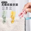 Pinzas de Plástico para Ropa, Clips para Colgar Duraderos Anticaída para el Hogar para Secar Edredones, Calcetines, Clips para Alimentos, Pinzas Grandes y Pequeñas a Prueba de Viento