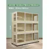 Gaiola para Gatos Gaiola de Criação Três Andares Pet Shop Gaiola para Gatos de Madeira Maciça Espaço Livre Casa Interior Armário para Gatos de Dois Andares Gatil