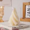 Vela Cone Espiral Geométrica Decoração de Casa Decoração de Móveis de Natal Enfeites de Festa Decoração de Atmosfera Presentes