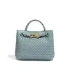 2025 Design de Nicho Sensação de Alto Padrão Grande Capacidade Bolsa de Mão Moda Feminina Versátil Elegante Simples Bolsa Tecida Artesanal