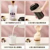 Vaso Batidor Estilo Japonés, Se Puede Refrigerar, Multiusos para Jugos y Café, Botella de Almacenamiento con Escala, Vaso Portátil para Llevar y Preparar
