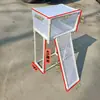 Plataforma de escalada para tortugas de tubo de plástico, plataforma para tomar el sol para acuarios y tanques de tortugas, plataforma flotante grande para nivel de agua alto, rampa de escalada DIY materiales hechos a mano