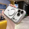 Conviértete en una Funda para Teléfono Móvil en Segundos, Adecuada para Apple 17 16Pro 13 Funda Protectora Magnética de TPU Mate Esmerilado con Agujeros Finos y Suave