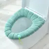 Almofada de vaso sanitário espessa Inverno Doméstico Cartoon Tampa de vaso sanitário lavável Almofada de vaso sanitário portátil