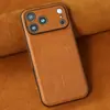 Adequado para Iphone18Promax Carregamento Sem Fio Magsafe Capa de Couro para Celular Suporte de Carro Capa Protetora Magnética