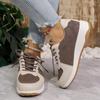 Comercio exterior talla grande zapatos deportivos de entrenamiento para el viento 2024 otoño e invierno nueva combinación de colores ligeros casual Joker cálidos zapatos de mujer al por mayor