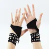 Guantes de Motociclista con Remaches y Tiras, sin Dedos, Unisex para Hombres y Mujeres, Verano, Estilo Hip-Hop Trendy Genial, Mangas de Mano Visual Punk