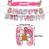 30 Peças Tema Melodia Decoração de Festa de Aniversário Suprimentos para Decoração de Festa de Aniversário Layout Traje de Balão