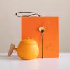 Taza de Cerámica Separación Té-Agua Taza Xinxinxiang Naranja Hotel B&B Empresa Regalo de Negocio Venta al por Mayor Logo Personalizado