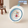 Juego de tres piezas de lavabo plegable para bebé recién nacido, lavabo especial de dibujos animados para niños, artículos para bebé para lavar la cara, los pies y el trasero