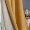Cortinas Negras de Seda Jacquard Alta Opacidad Amarillas Fabricante Temu Xiyin Cortinas Terminadas de Comercio Exterior