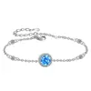 Pulsera de Plata de Ley S925 con Punta de Estrella para Mujer, Exquisito Collar, Joyería de Mano Versátil, Regalo para Novia o Mejor Amiga, Regalo Mayorista 520