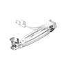 Pinza de resorte 8 cm de ancho doble horquilla super accesorios accesorios DIY horquilla de cinco estrellas clip automático chapado clip inferior