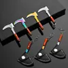 Llavero cuchillo de cocina pequeño mini hoz cuchillo de regalo cuchillo exprés cuchillo portátil cuchillo de llave cuchillo no plegable accesorios colgantes