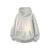 Nova Jaqueta Moletom com Capuz Masculina de Outono 350g Cor Sólida Bolso Grande Moda Manga Longa Solta Tamanho Plus