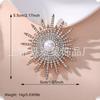 Broche de Cristal de Tulipán con Diamantes Ojo de Gato de Alta Gama, Broche de Narciso de Estilo Japonés Elegante y Lindo, Accesorios, Corsage Elegante para Mujeres