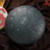 Tambor etéreo de clase D de la marca Huashu, tambor de loto de acero al carbono, 13 tonos, 12 pulgadas, color etéreo, tambor de disco, tambor de lengüeta de acero, percusión