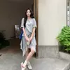 2026 Nuevo Moda de Verano Casual Adelgazante Diseño Irregular Encaje Patchwork Conjunto de Top + Falda