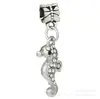 Aleación de plata amuleto animal tortuga gato estrella de mar pájaro perro ciervo colgante pulsera DIY colgante de aleación colgante