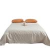 Sábana de cama de algodón puro grueso de color liso simple para otoño e invierno, pieza única, colcha cálida para dormitorio de otoño e invierno, cama individual doble, algodón