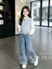 Conjunto de otoño para niña, nueva colección de otoño 2026, ropa de alta gama estilo coreano para niños