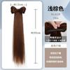 Peluca cabello largo rizado trenza lazo coleta clip para cabello largo peluca larga simulación natural cabello rizado esponjoso en stock