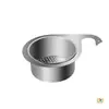 Cesta de Drenaje con Forma de Cisne de Acero Inoxidable para Grifo de Fregadero de Cocina, Filtro de Basura con Separación Húmedo y Seco