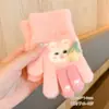 Guantes de Bebé Invierno Cálidos Gruesos de Medio Dedo para Bebé Niño y Niña con Cubierta Flip sin Dedos 1 Niños Pequeños 3 Años Guantes de Cinco Dedos para Niños Venta al por Mayor