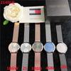 Reloj de Hombre Business Casual Reloj de Cuarzo Tres Ojos Seis Agujas Correa de Malla de Acero Inoxidable Moda Fuente Fabricante Mayorista Reloj de Pulsera