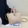 Bolso Nuevo de Alta Calidad con Patrón de Bambú Bolso de Mano Roseau Mini con Hebilla de Bambú, Bolso Cruzado de un Solo Hombro, Bolso Casual de Piel de Vaca para Mujer