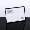 Tarjeta de Mesa Acrílica Soporte de Exhibición Personalizado para Escritorio Tablero de Exhibición de Precios para Eventos con Páginas Interiores Magnéticas Intercambiables