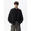 Chaqueta de béisbol de marca moderna para hombre, chaqueta de moda callejera americana, chaqueta versátil de primavera de moda con cuello con cremallera para pareja