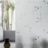 Nueva película de vidrio esmerilado 2026 con efecto de onda de agua 3D, pegatina de vidrio para puertas de baño, película translúcida y opaca