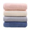 Fabricante de Toalhas Transfronteiriças Dropshipping Toalha de Coral Tricotada por Urdidura Toalha de Faixa Estreita 35*75 Toalha de Faixa Larga Presente