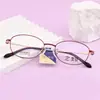 Armazón de Gafas de Titanio Puro, Armazón de Gafas Retro Pequeño para Mujer, Gafas Graduadas Danyang, Gafas para Miopía, Armazón de Gafas Ópticas 1251