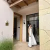 As Vibrações de Primavera e Verão Estão no Auge! Novo Vestido Estilo Coreano 2026 com Renda Franzida e Design Casual Suave para Mulheres