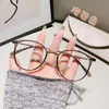Armazón para Gafas de Miopía Armazón Redondo Transparente Liso Color Té Frío Gafas Lisas Luz Azul Anti-Reflejo Armazón de Color Degradado Envío Gratis H
