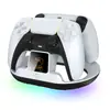 Acessórios de carregamento e para jogos de controle Amazon, exclusivamente para vendas transfronteiriças, Base de carregamento para controle PS5 com faixa de iluminação RGB