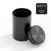 Bote de té de aleación de aluminio, recipiente portátil para viaje, hermético, tamaño pequeño, caja creativa para empaque de té, bote pequeño para té
