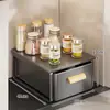 Estante de almacenamiento de cocina extraíble, organizador multifuncional para debajo del fregadero, diseño nuevo, apilable