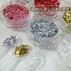 Lantejoulas Brilhantes Mini Estrela Coração para Nail Art 1mm Estrela de Cinco Pontas Brilhante Bolinha Pequena Redonda Enfeites DIY para Unhas